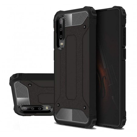 Funda Tipo Hybrid Tough Armor (Pc+Tpu) Negra para Huawei P30