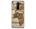 Funda Gel Tpu para Doogee X60L diseño Madera 07 Dibujos