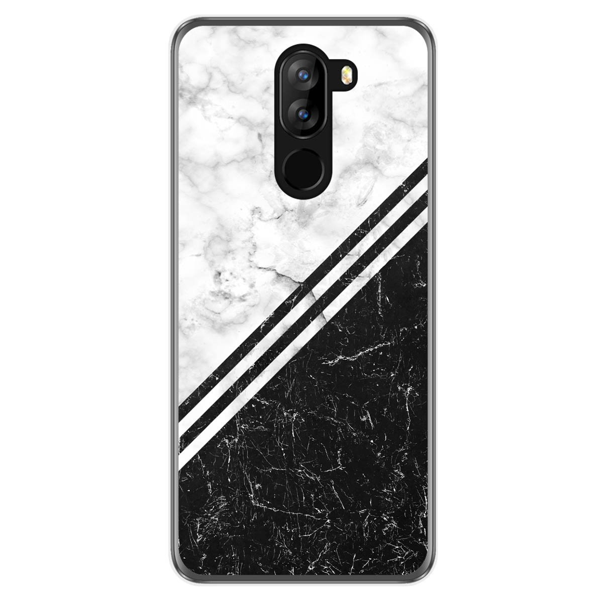 Funda Gel Tpu para Doogee X60L diseño Mármol 01 Dibujos