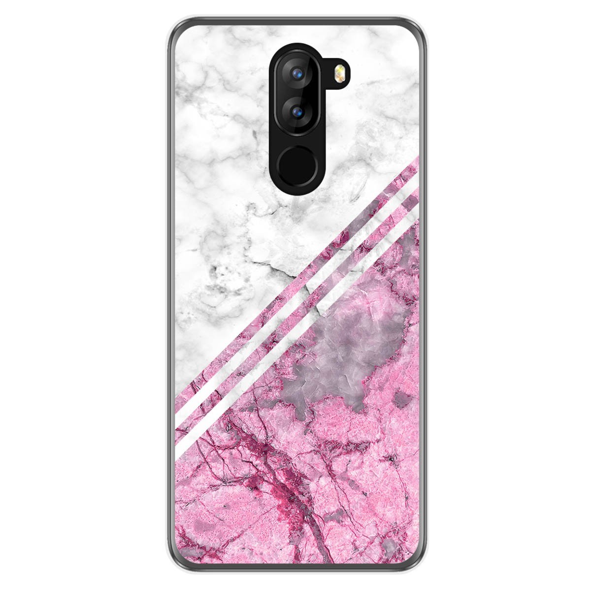 Funda Gel Tpu para Doogee X60L diseño Mármol 03 Dibujos