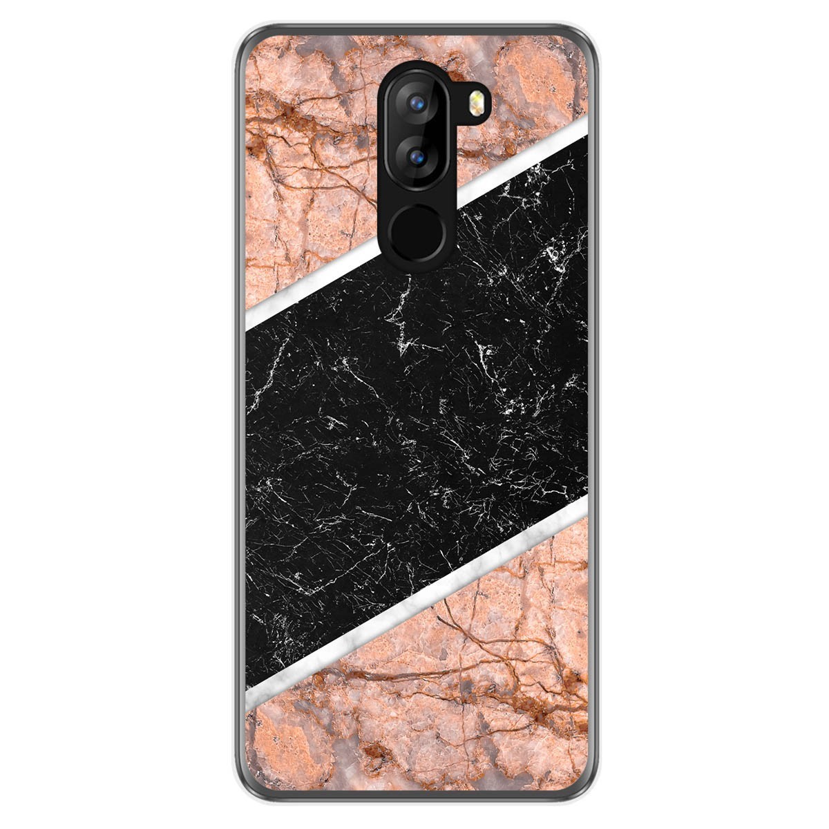 Funda Gel Tpu para Doogee X60L diseño Mármol 07 Dibujos