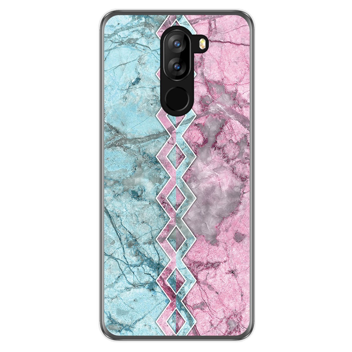Funda Gel Tpu para Doogee X60L diseño Mármol 08 Dibujos