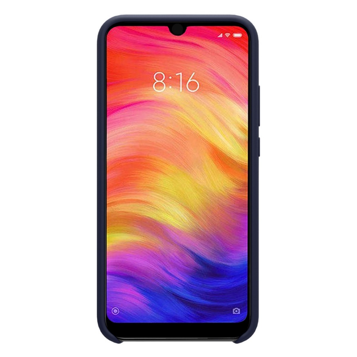Funda Silicona Líquida Ultra Suave para Xiaomi Redmi Note 7 color Azul oscura