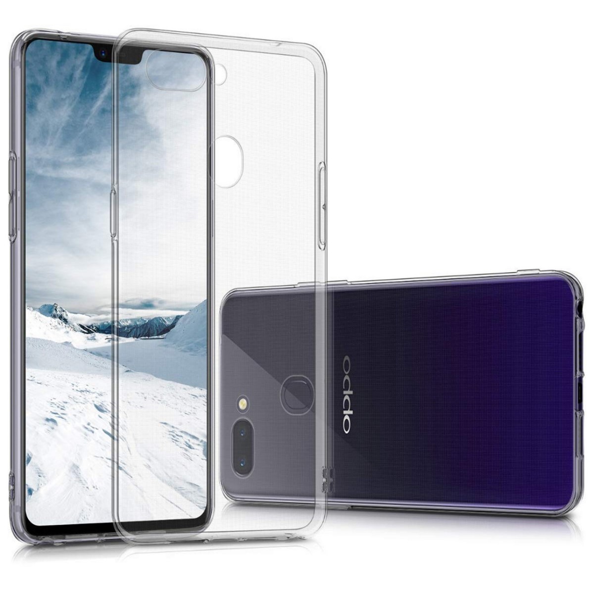 Funda Gel Tpu Fina Ultra-Thin 0,5mm Transparente para Oppo AX7