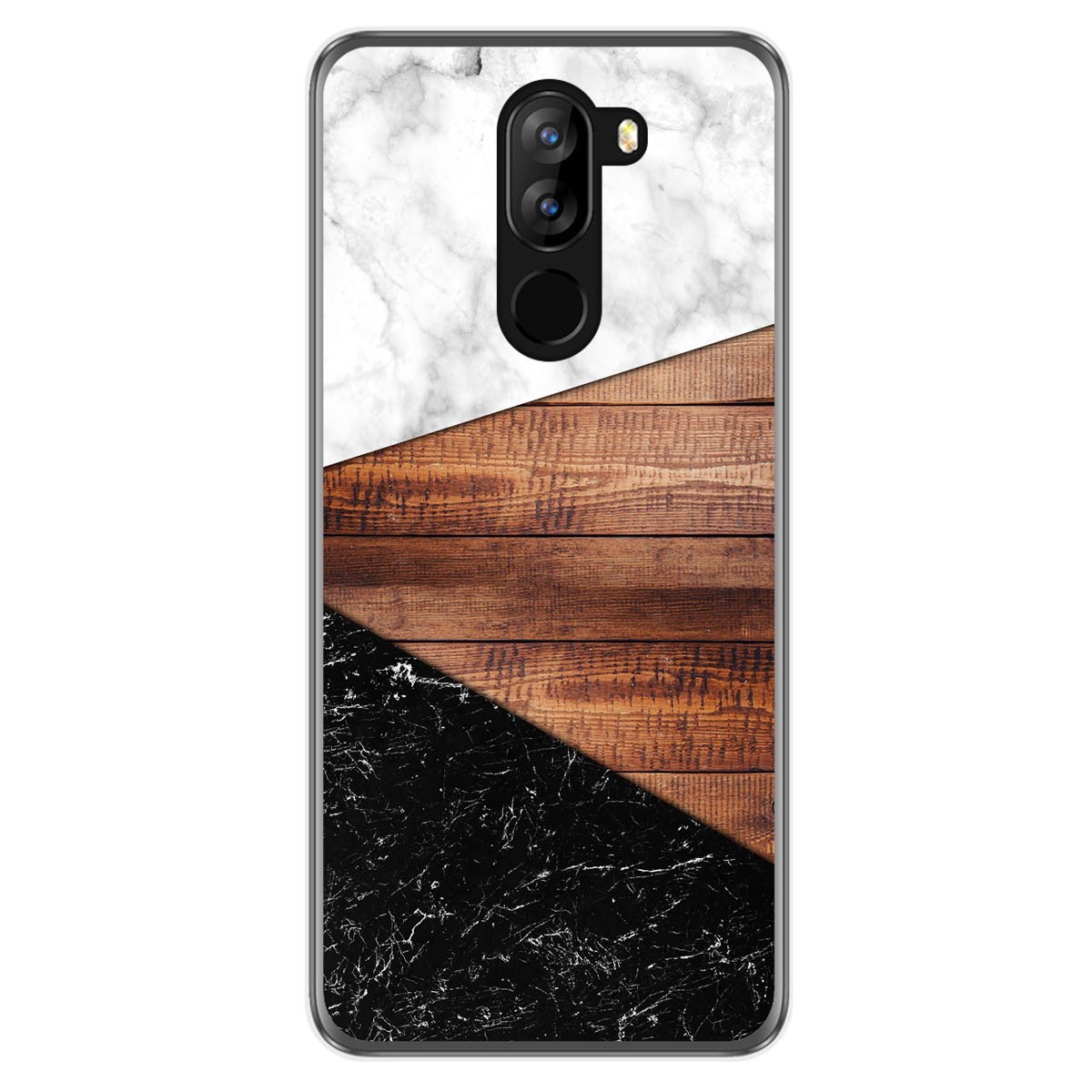 Funda Gel Tpu para Doogee X60L diseño Mármol 11 Dibujos