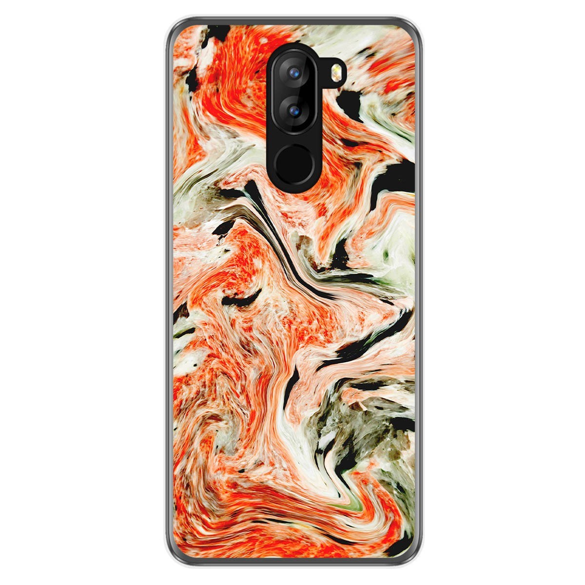 Funda Gel Tpu para Doogee X60L diseño Mármol 12 Dibujos
