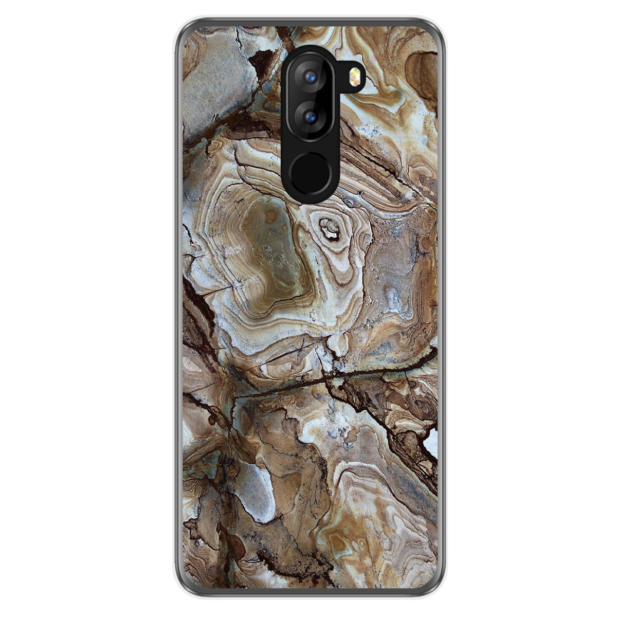 Funda Gel Tpu para Doogee X60L diseño Mármol 14 Dibujos