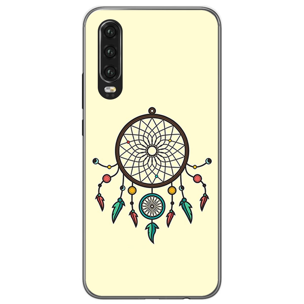 Funda Gel Tpu para Huawei P30 diseño Atrapasueños Dibujos