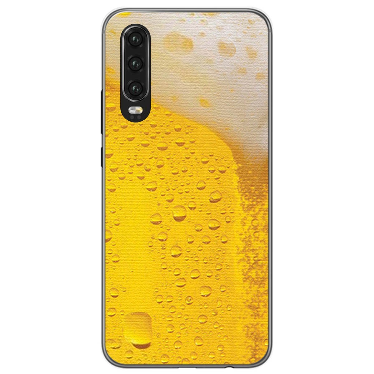Funda Gel Tpu para Huawei P30 diseño Cerveza Dibujos