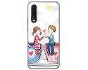 Funda Gel Tpu para Huawei P30 diseño Café Dibujos