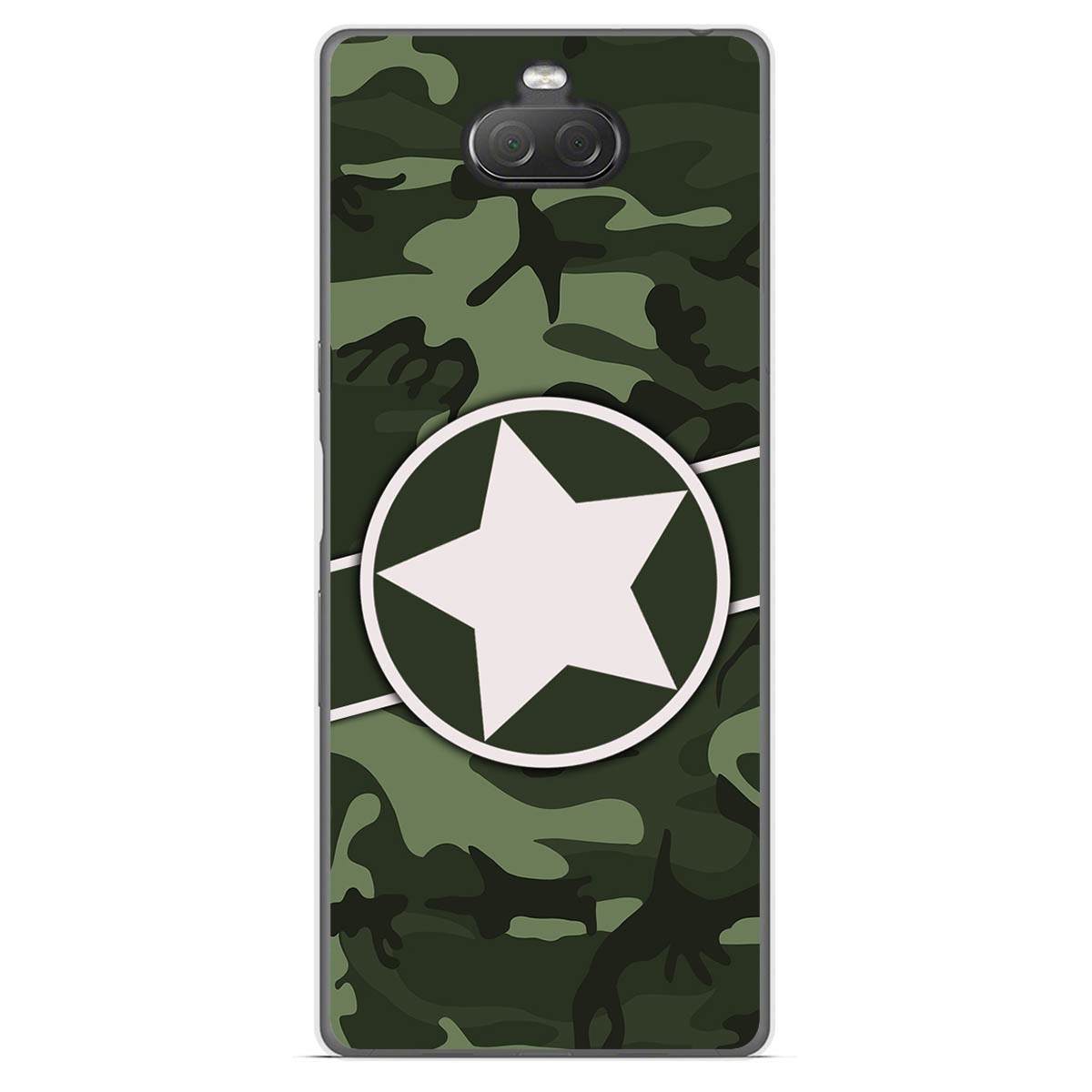 Funda Gel Tpu para Sony Xperia 10 diseño Camuflaje 01 Dibujos