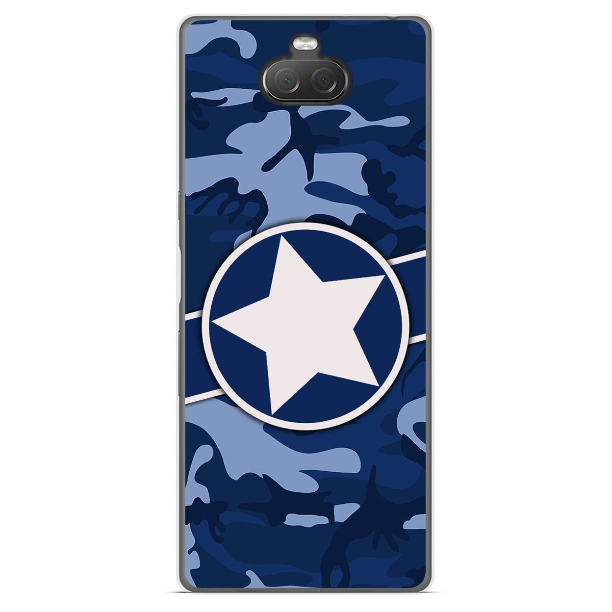 Funda Gel Tpu para Sony Xperia 10 diseño Camuflaje 03 Dibujos
