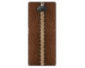 Funda Gel Tpu para Sony Xperia 10 diseño Cuero 01 Dibujos
