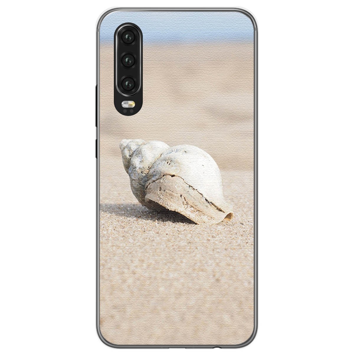Funda Gel Tpu para Huawei P30 diseño Concha Dibujos
