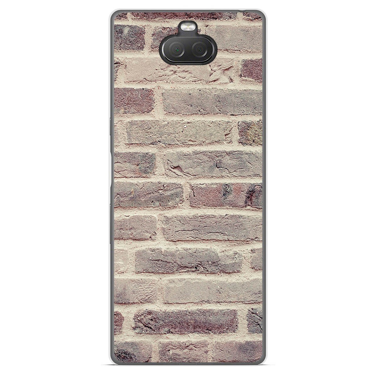 Funda Gel Tpu para Sony Xperia 10 diseño Ladrillo 01 Dibujos