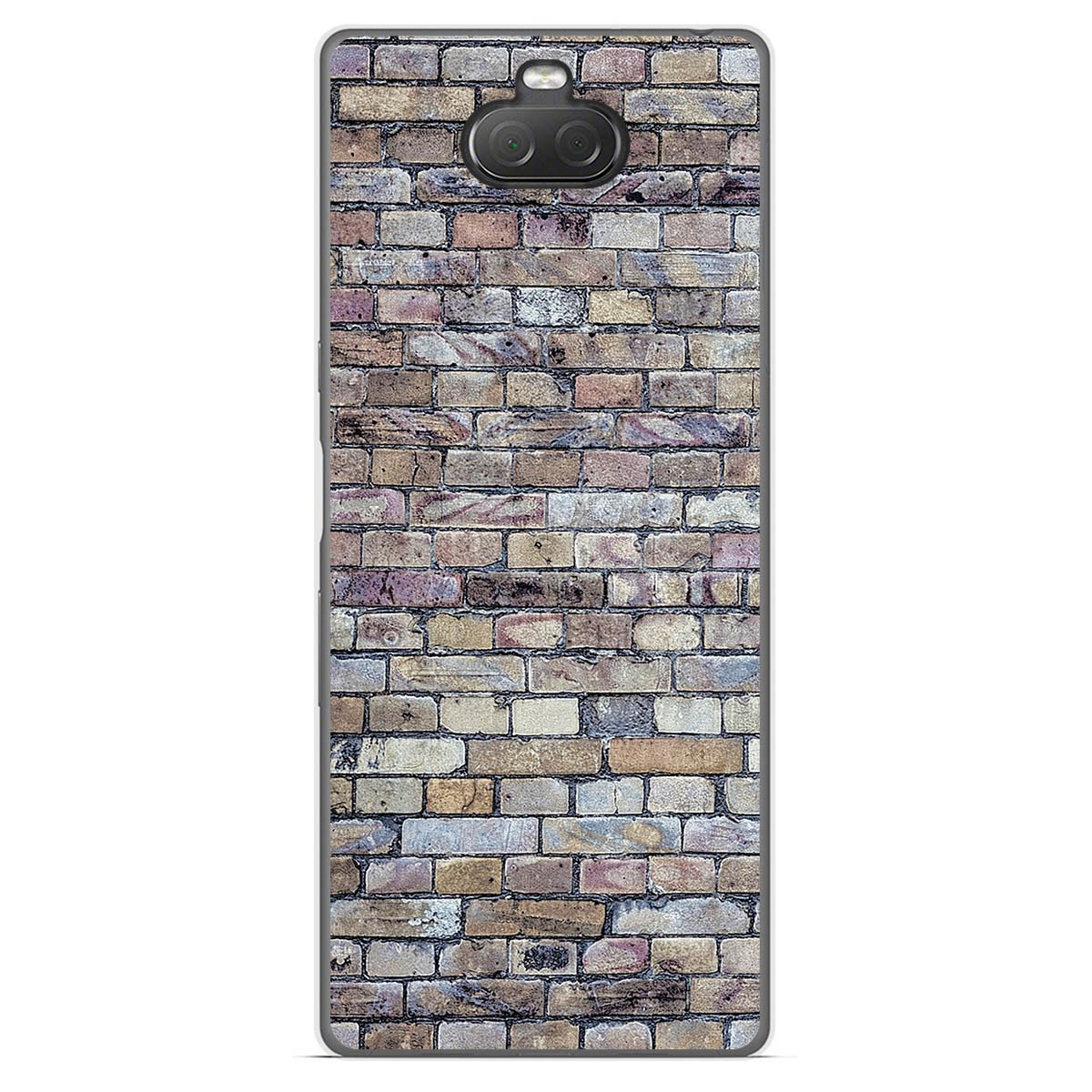 Funda Gel Tpu para Sony Xperia 10 diseño Ladrillo 02 Dibujos