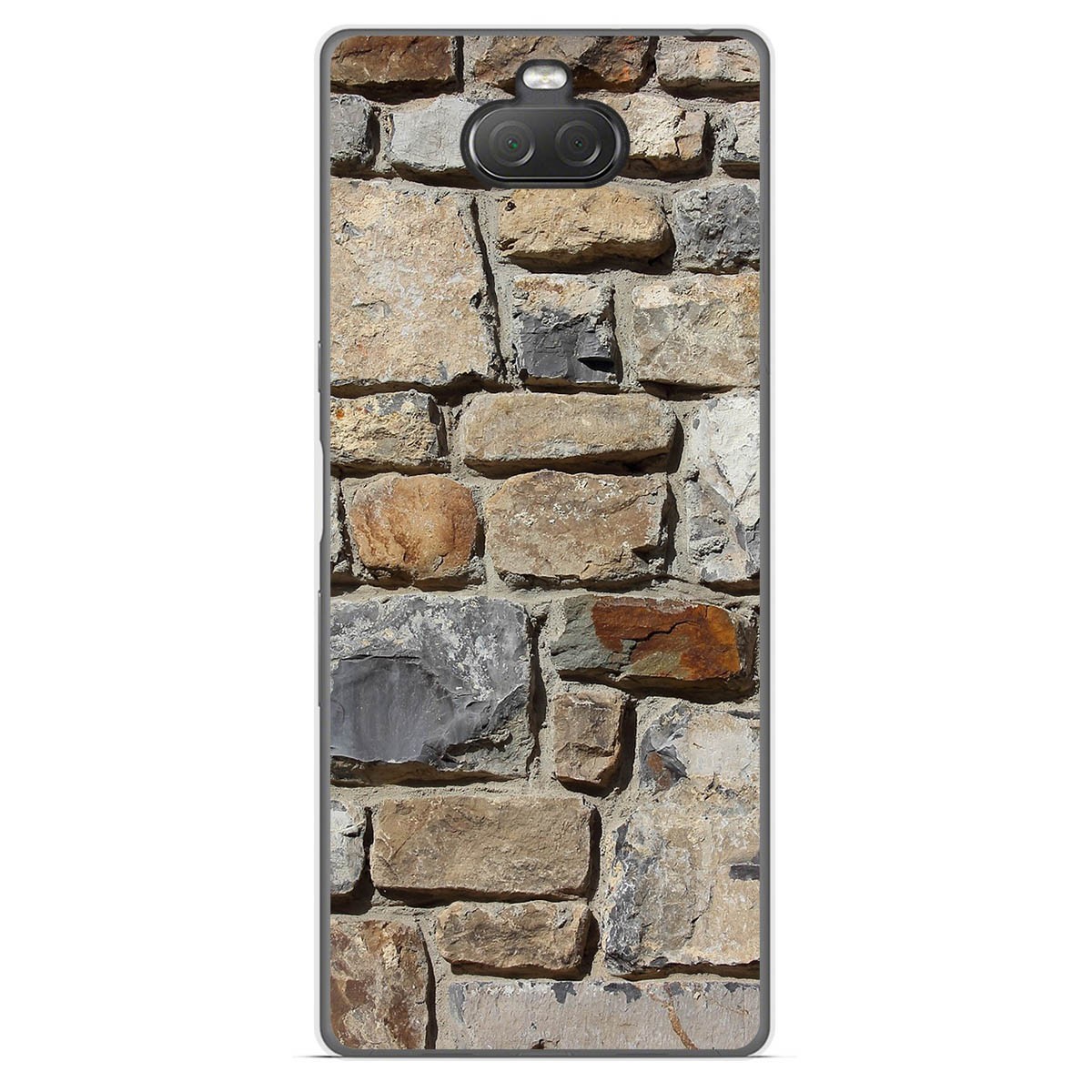 Funda Gel Tpu para Sony Xperia 10 diseño Ladrillo 03 Dibujos