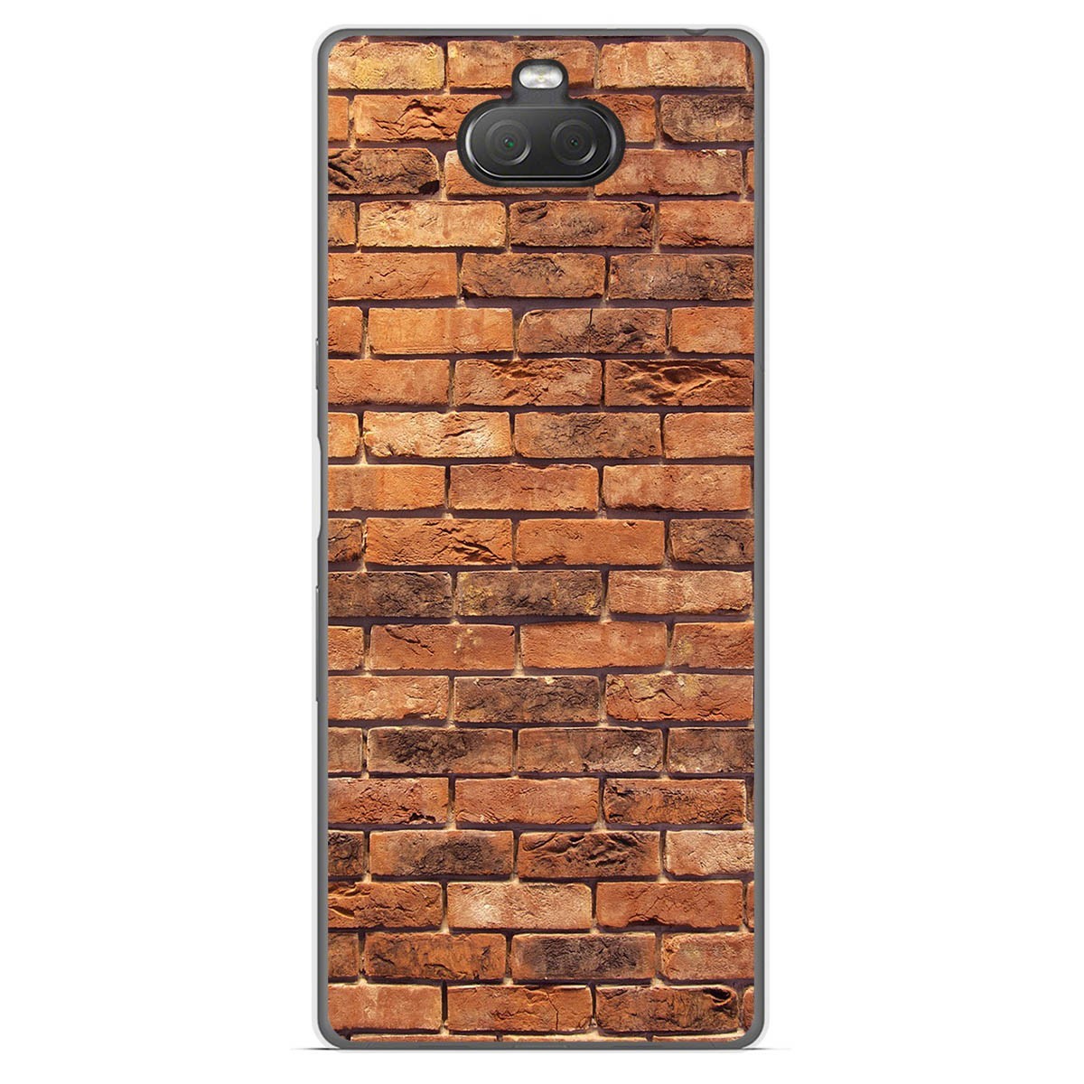 Funda Gel Tpu para Sony Xperia 10 diseño Ladrillo 04 Dibujos
