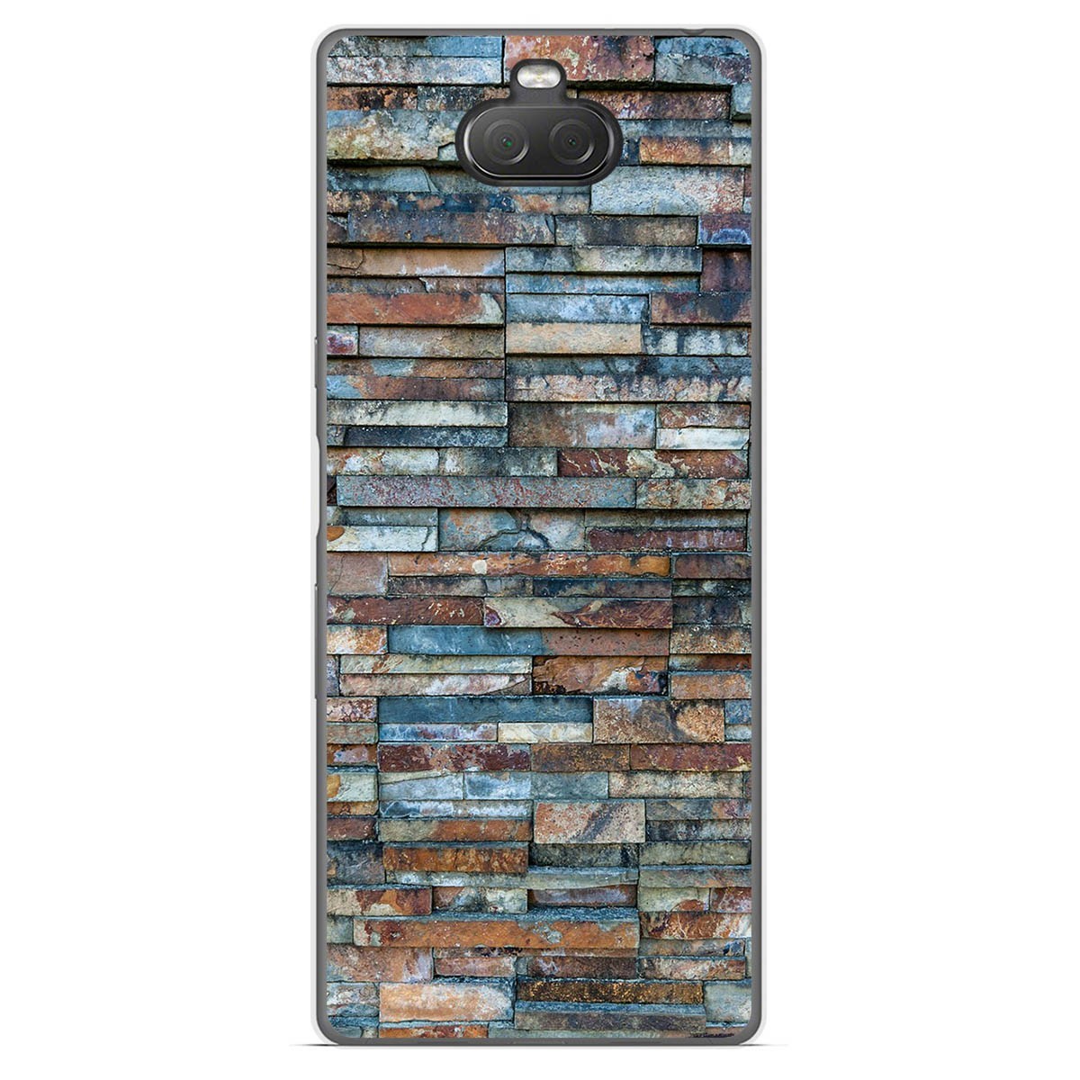 Funda Gel Tpu para Sony Xperia 10 diseño Ladrillo 05 Dibujos