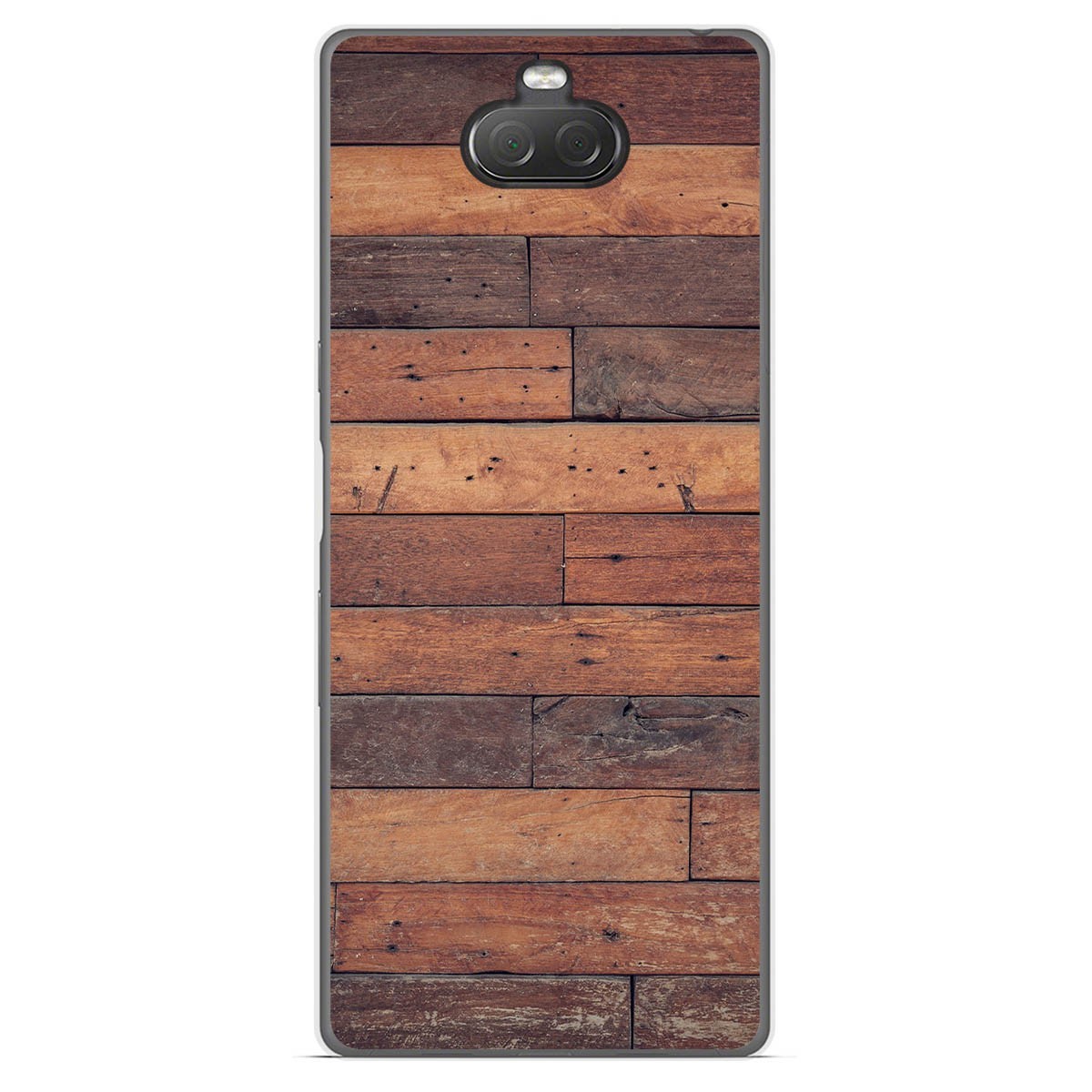 Funda Gel Tpu para Sony Xperia 10 diseño Madera 03 Dibujos