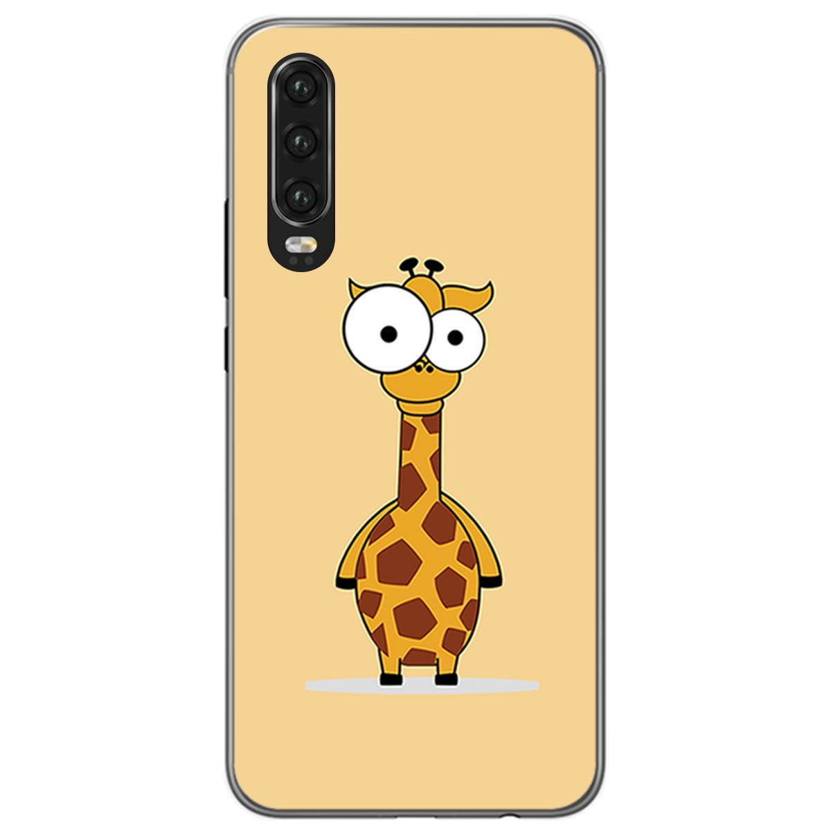 Funda Gel Tpu para Huawei P30 diseño Jirafa Dibujos