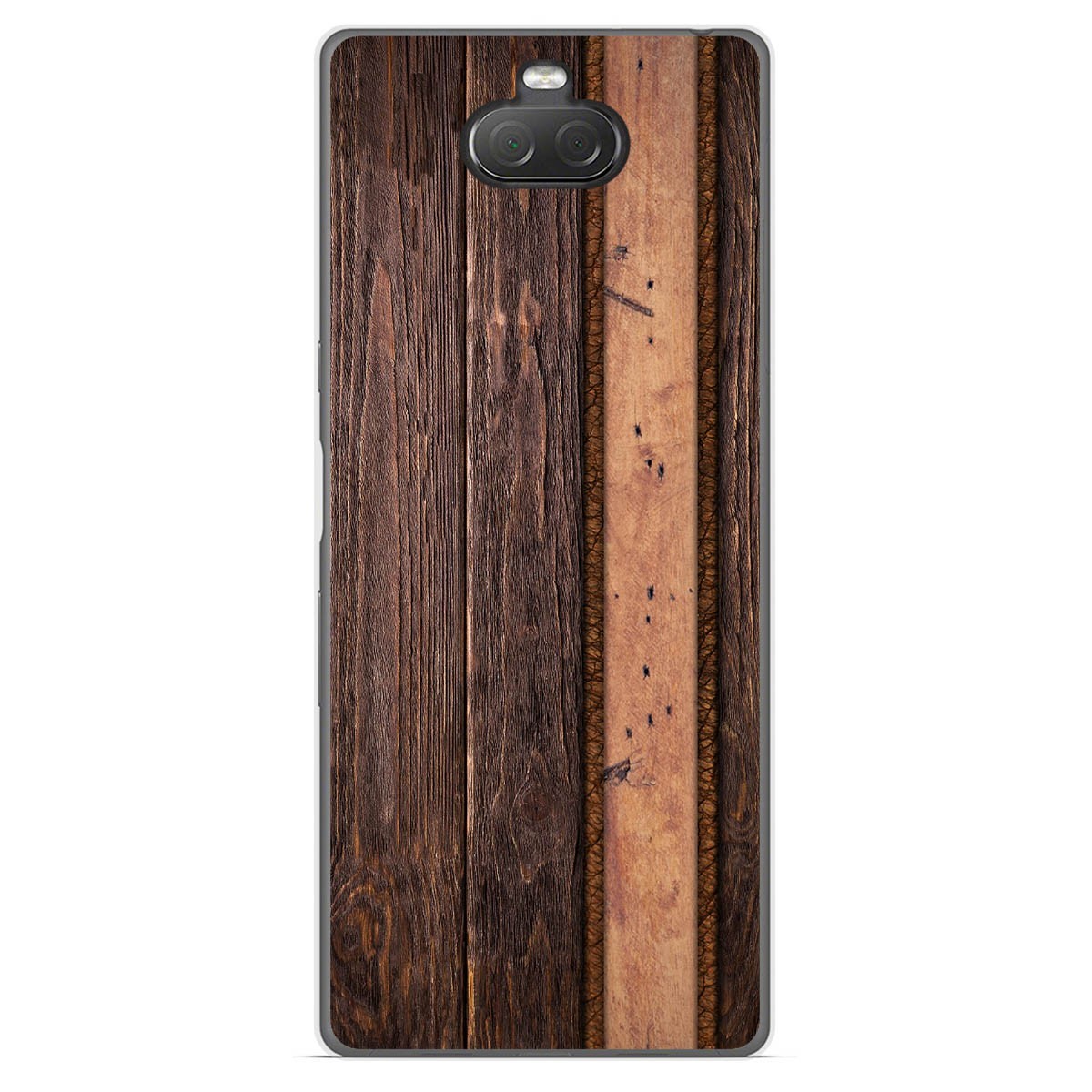 Funda Gel Tpu para Sony Xperia 10 diseño Madera 05 Dibujos