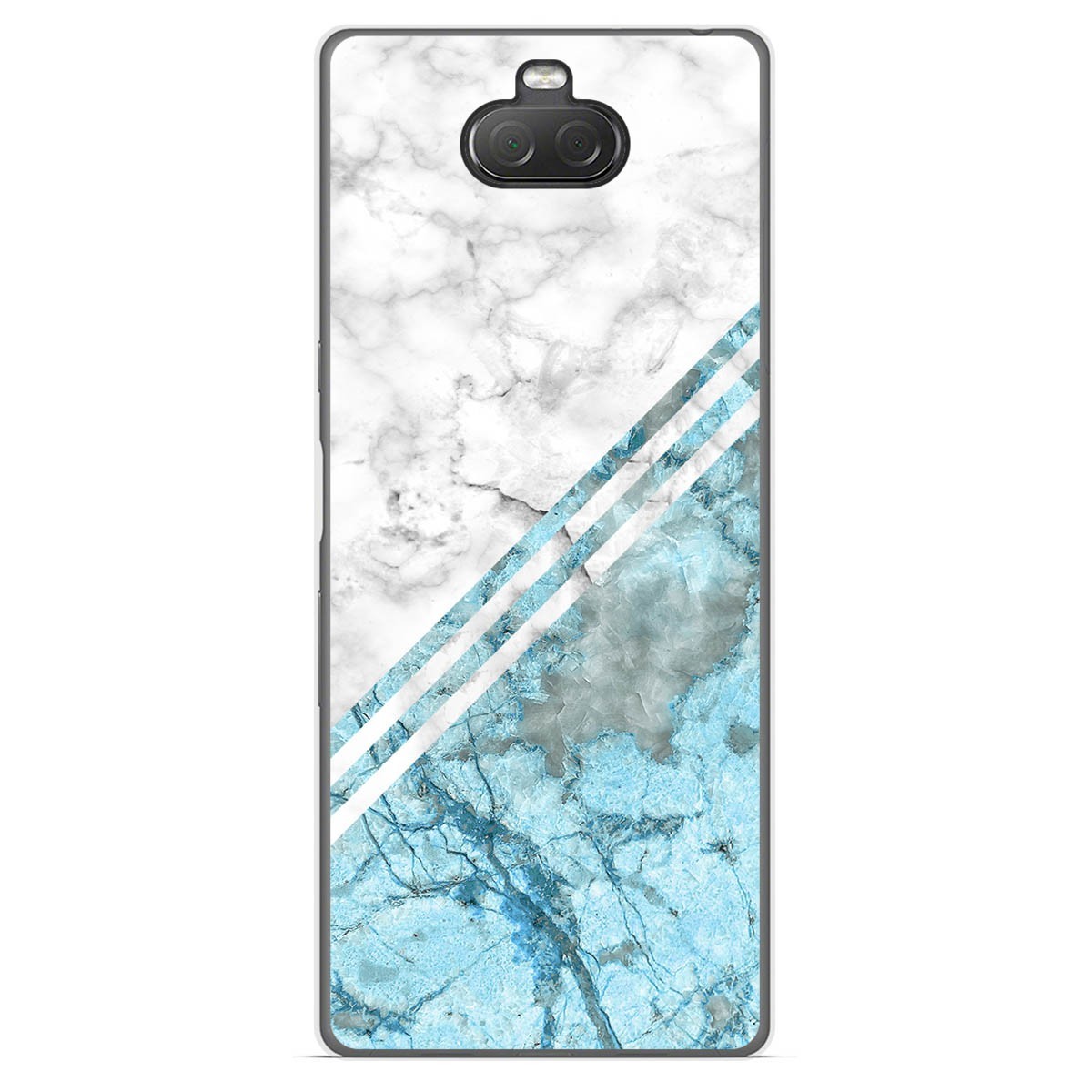 Funda Gel Tpu para Sony Xperia 10 diseño Mármol 02 Dibujos