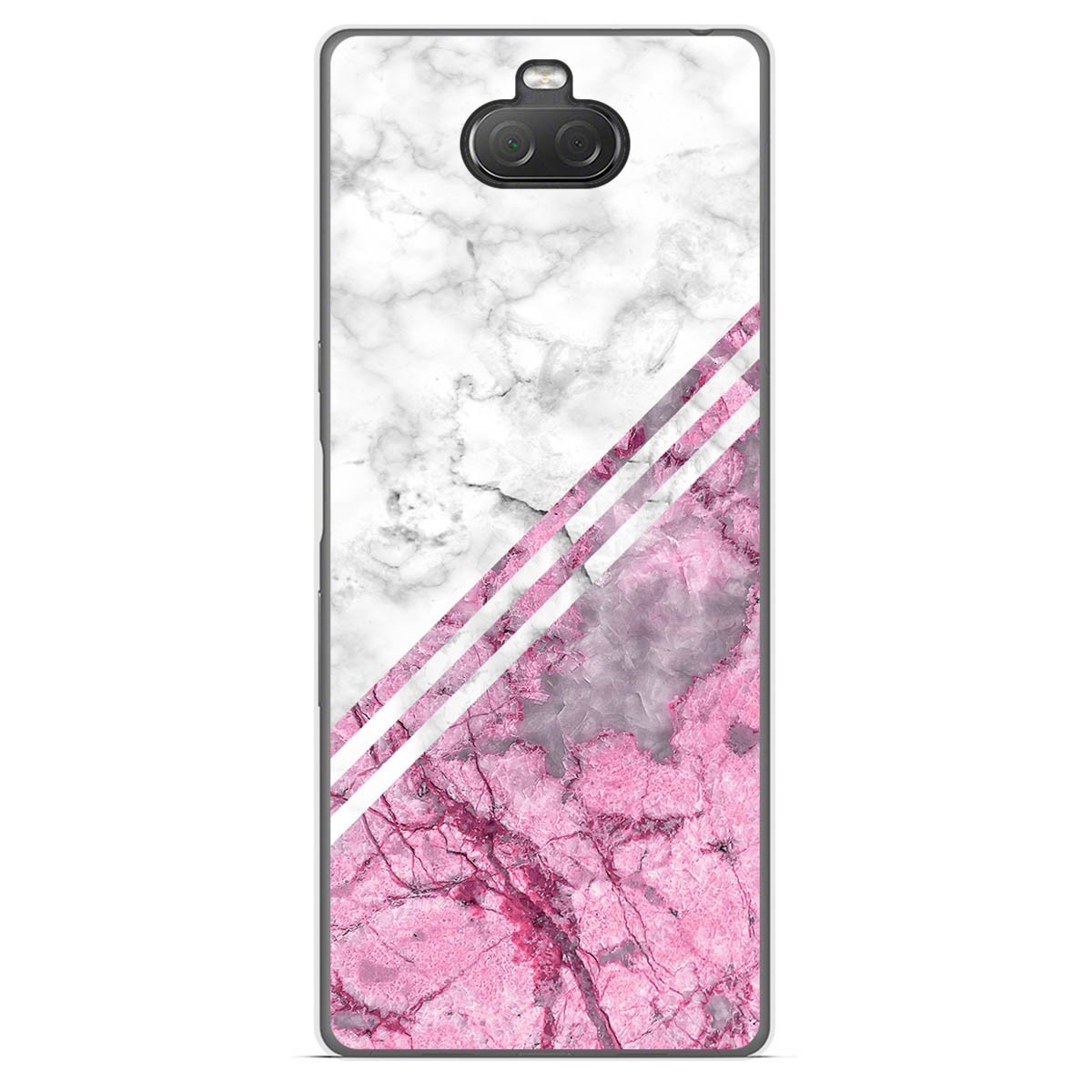 Funda Gel Tpu para Sony Xperia 10 diseño Mármol 03 Dibujos