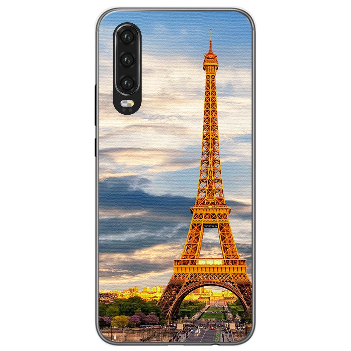 Funda Gel Tpu para Huawei P30 diseño Paris Dibujos