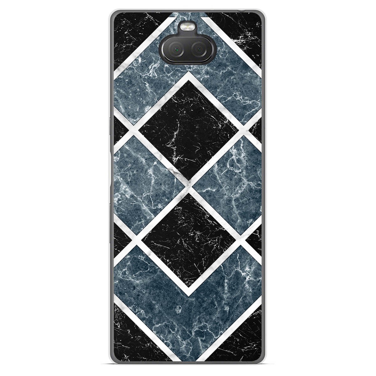 Funda Gel Tpu para Sony Xperia 10 diseño Mármol 06 Dibujos