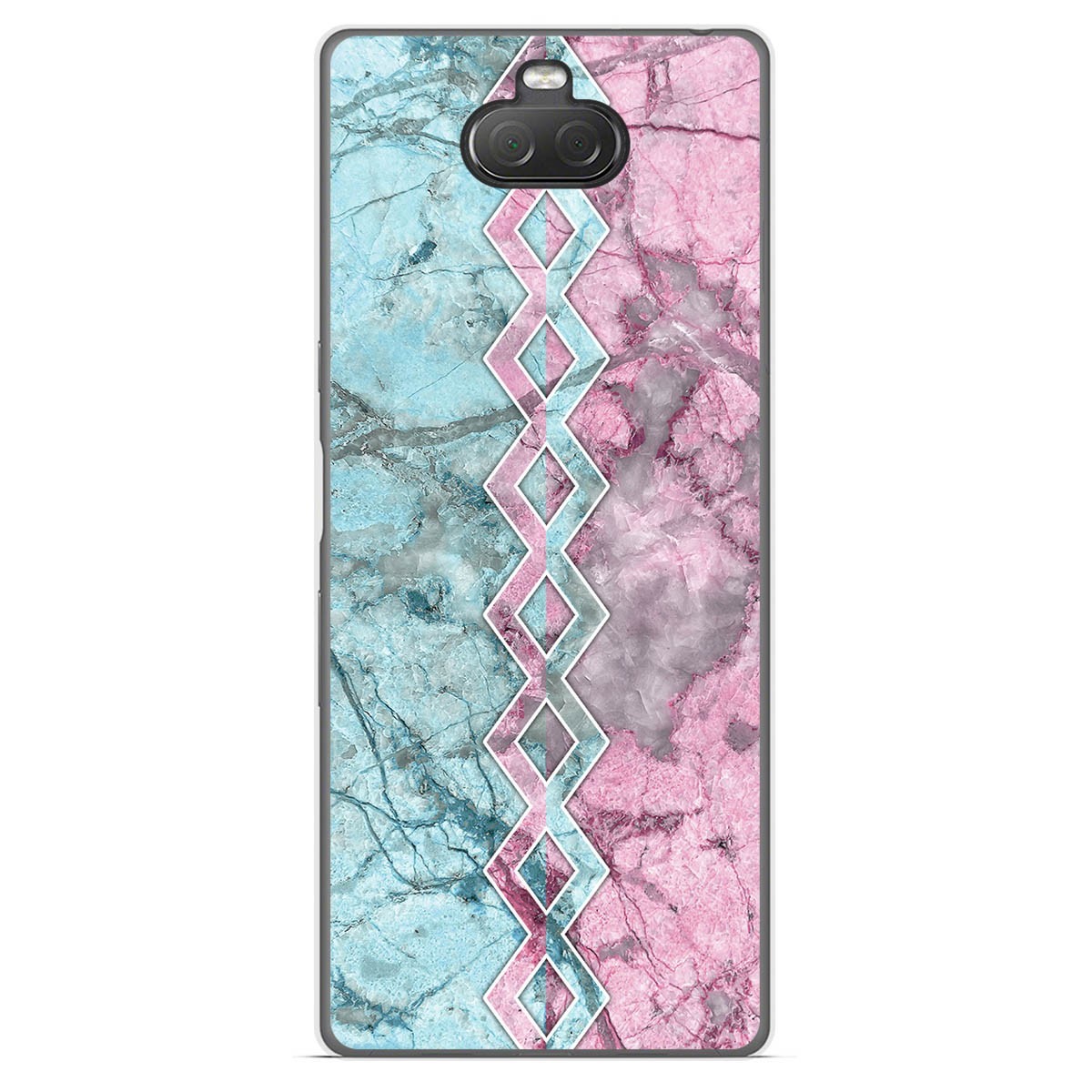 Funda Gel Tpu para Sony Xperia 10 diseño Mármol 08 Dibujos