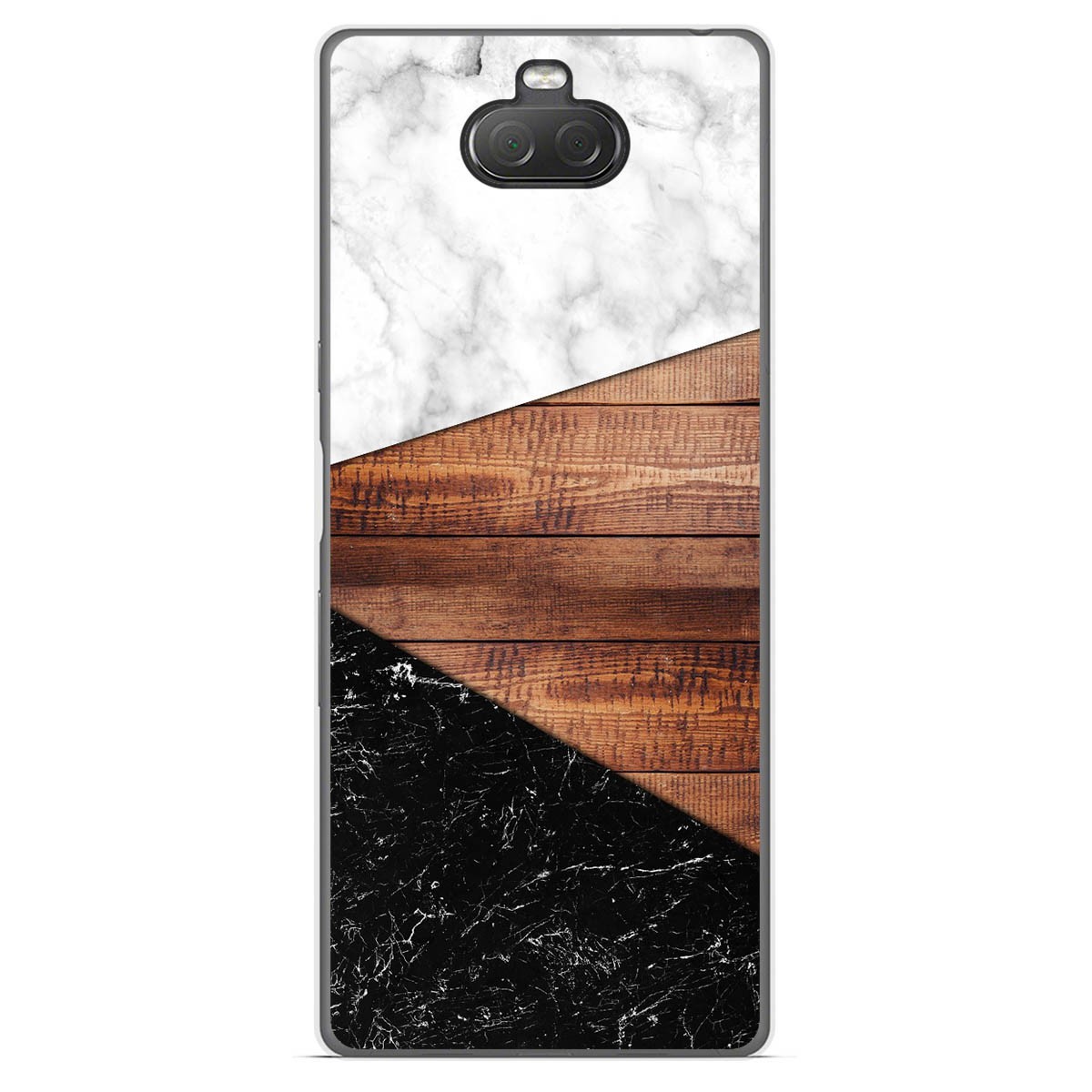 Funda Gel Tpu para Sony Xperia 10 diseño Mármol 11 Dibujos