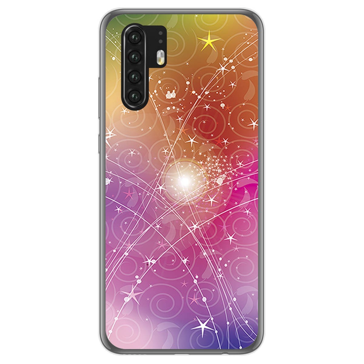 Funda Gel Tpu para Huawei P30 Pro diseño Abstracto Dibujos