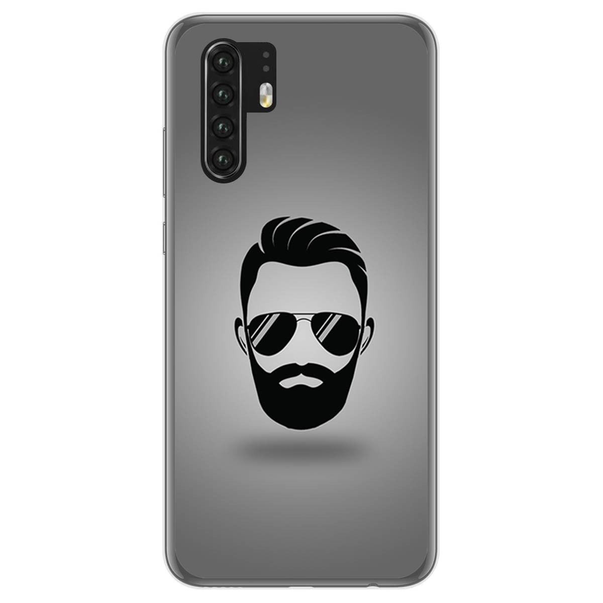 Funda Gel Tpu para Huawei P30 Pro diseño Barba Dibujos