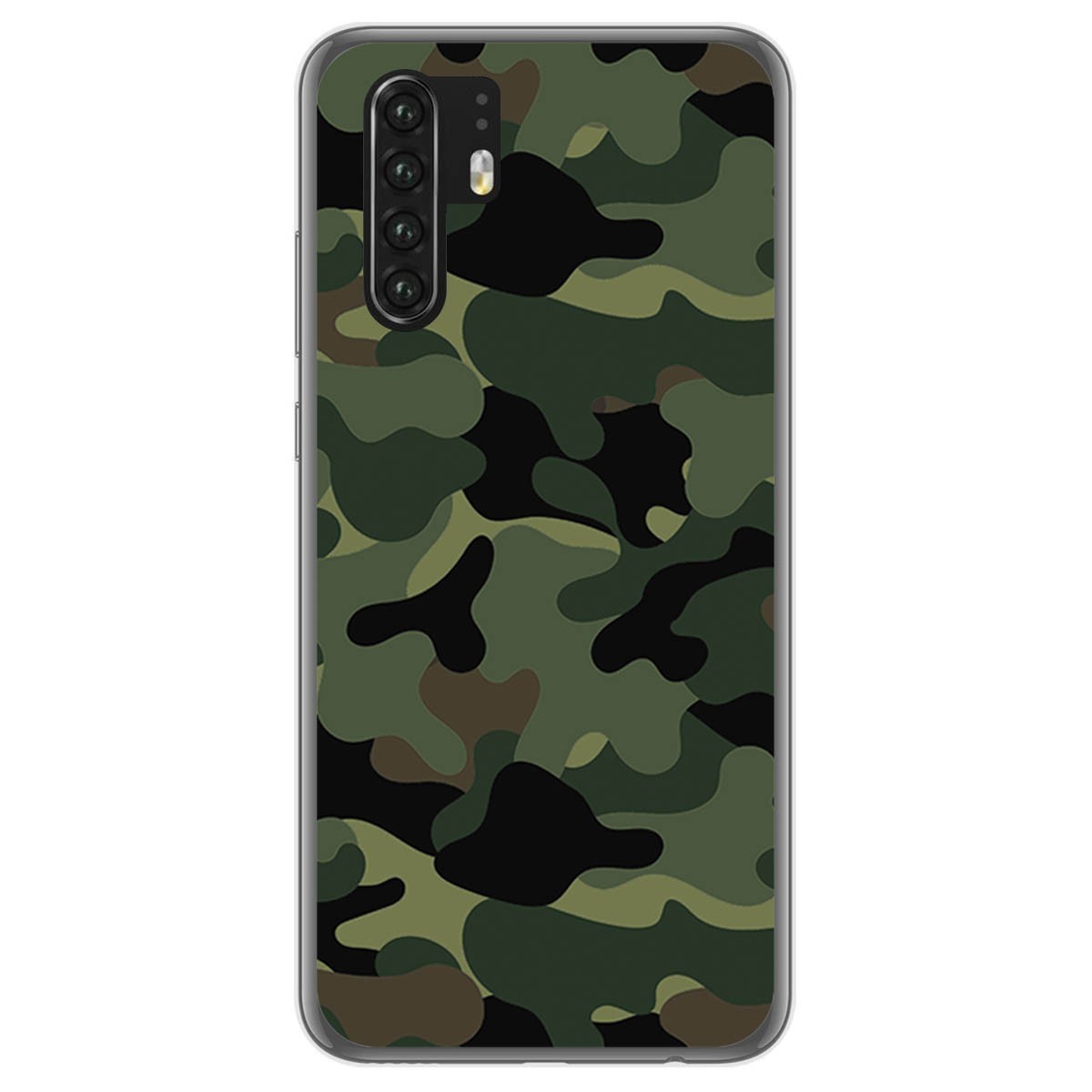 Funda Gel Tpu para Huawei P30 Pro diseño Camuflaje Dibujos