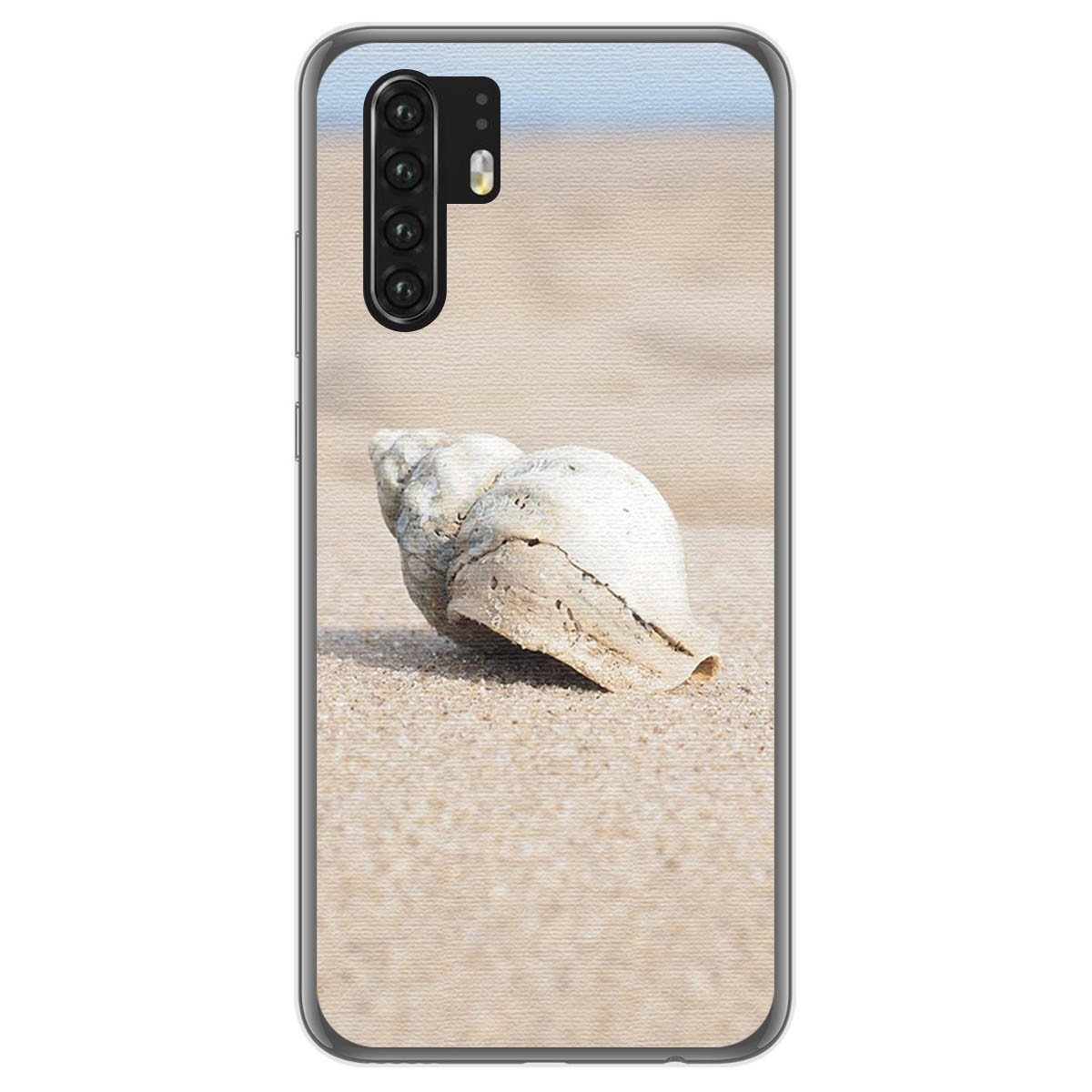 Funda Gel Tpu para Huawei P30 Pro diseño Concha Dibujos