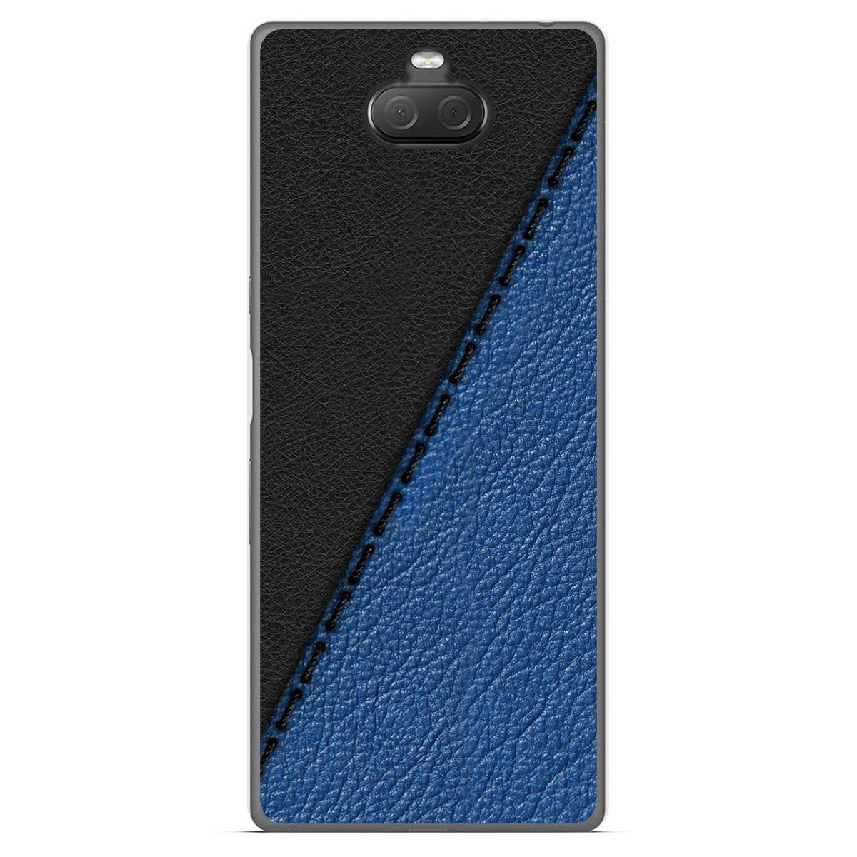 Funda Gel Tpu para Sony Xperia 10 Plus diseño Cuero 02 Dibujos