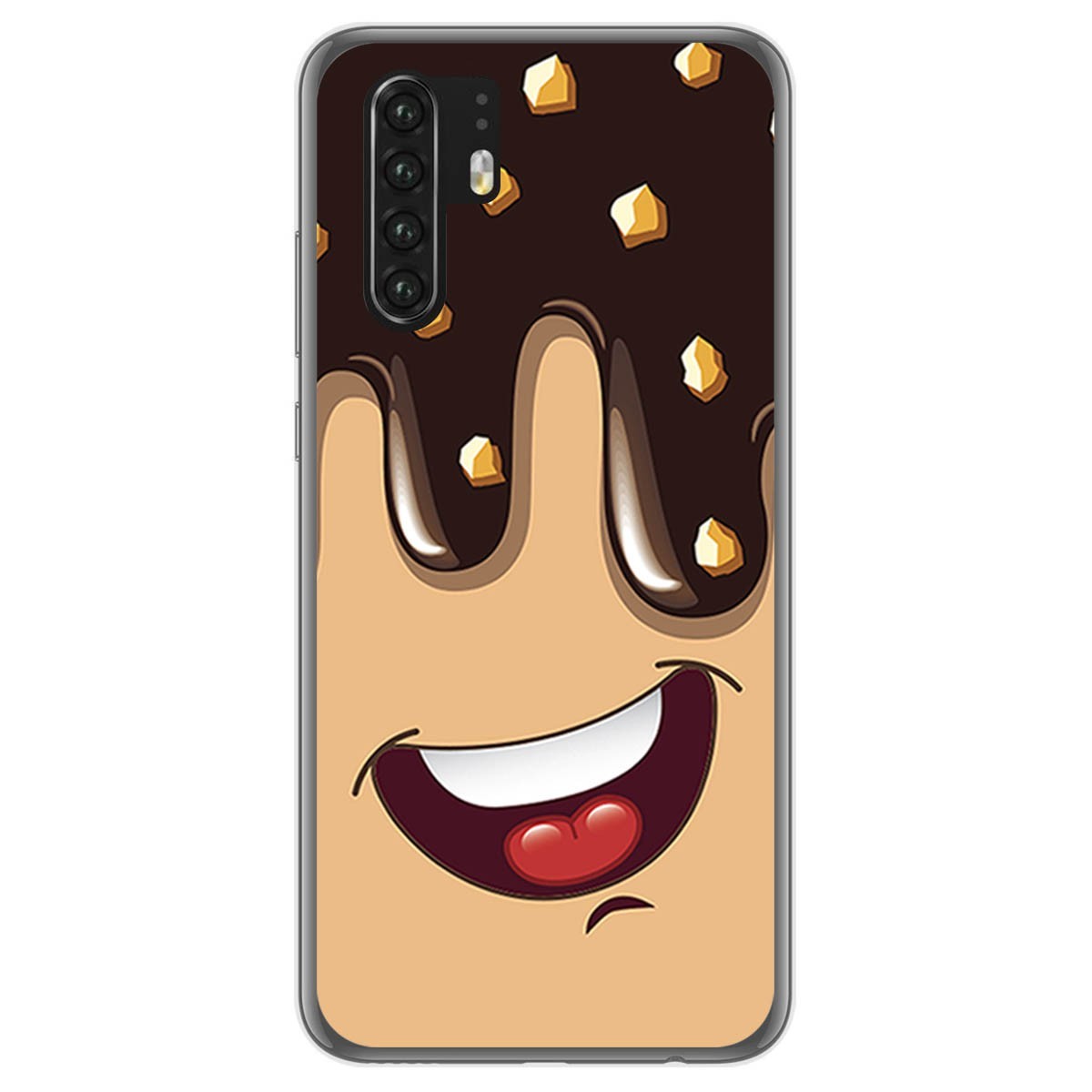Funda Gel Tpu para Huawei P30 Pro diseño Helado Chocolate Dibujos
