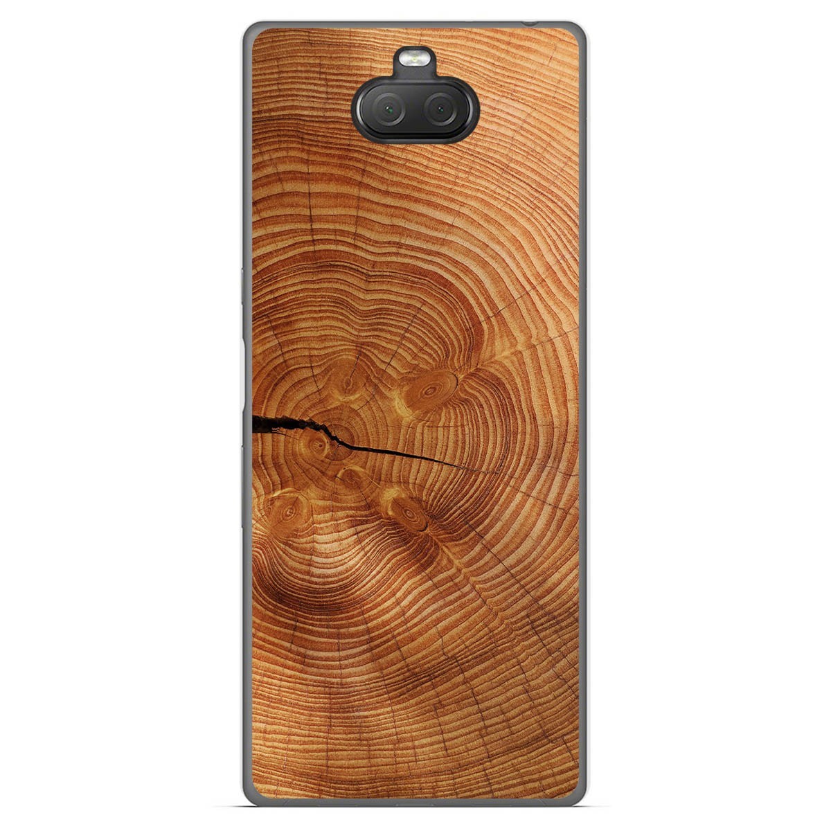 Funda Gel Tpu para Sony Xperia 10 Plus diseño Madera 04 Dibujos