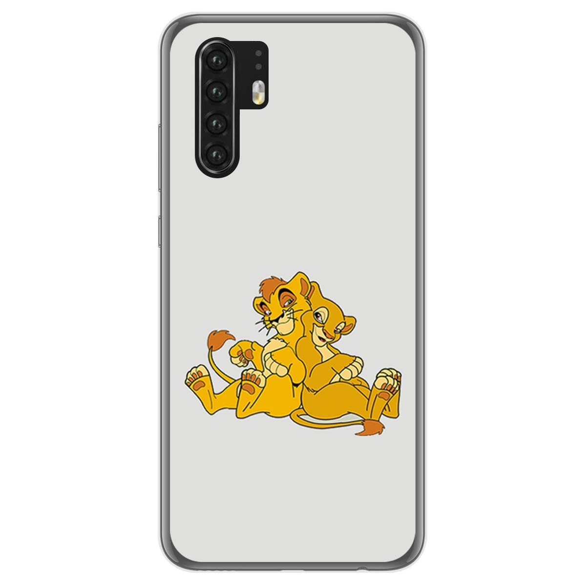 Funda Gel Tpu para Huawei P30 Pro diseño Leones Dibujos