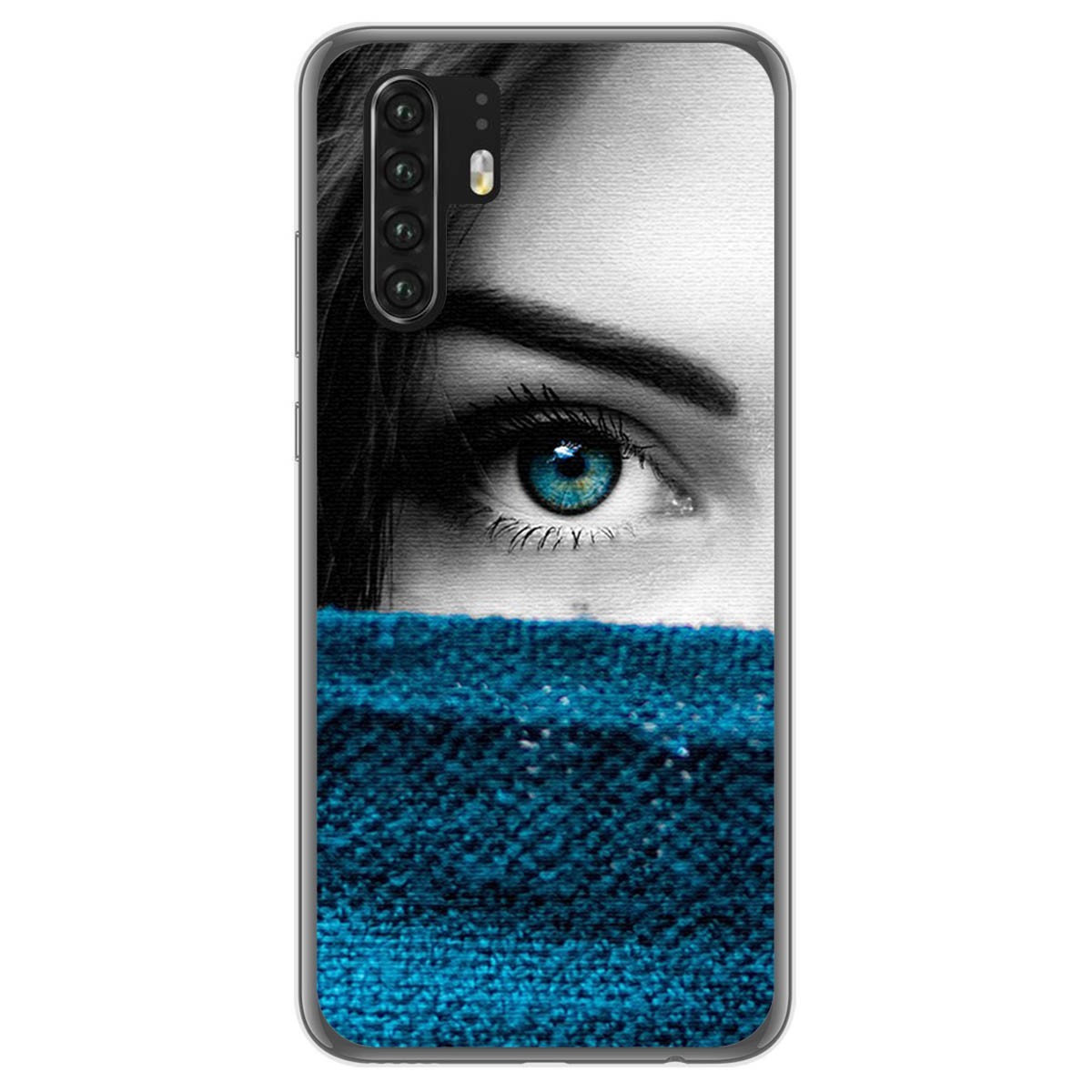 Funda Gel Tpu para Huawei P30 Pro diseño Ojo Dibujos