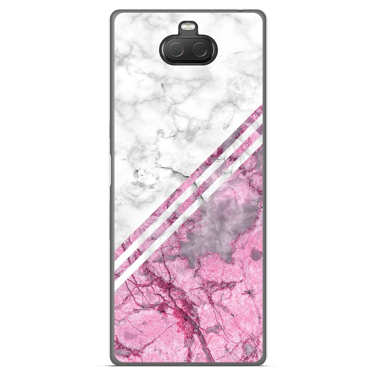 Funda Gel Tpu para Sony Xperia 10 Plus diseño Mármol 03 Dibujos