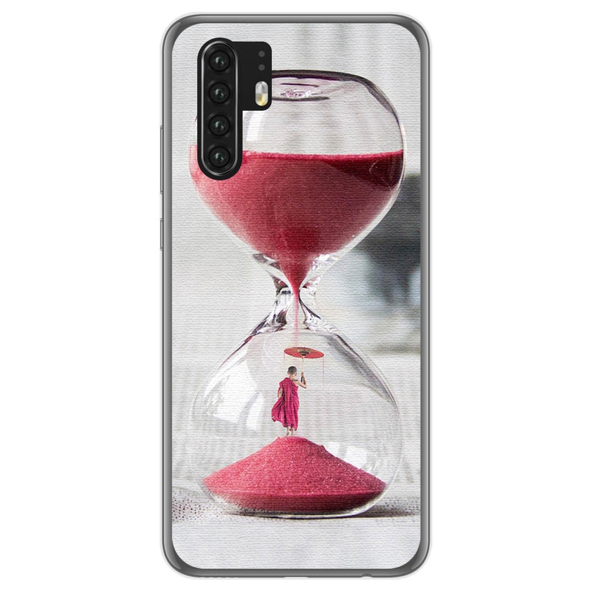 Funda Gel Tpu para Huawei P30 Pro diseño Reloj Dibujos