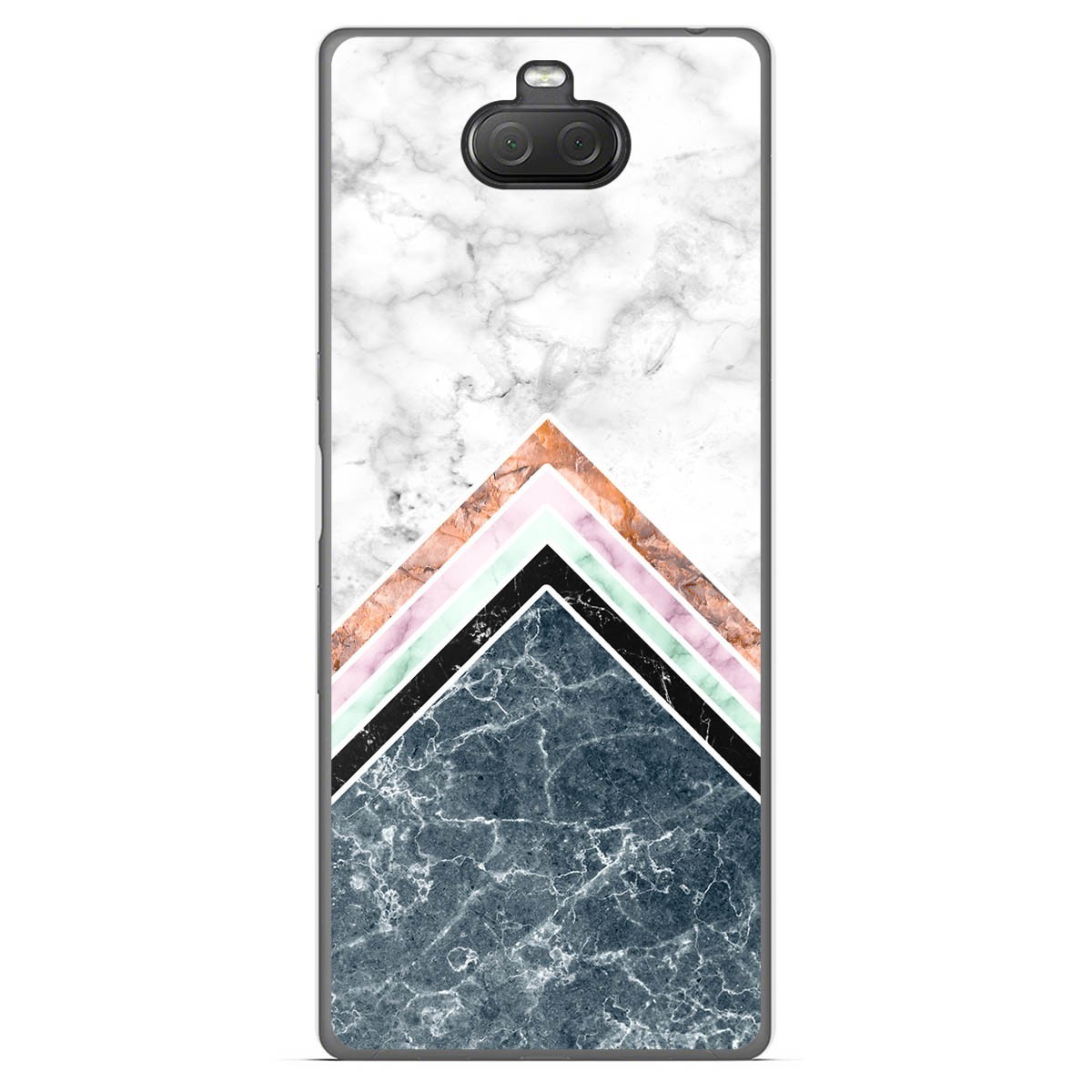 Funda Gel Tpu para Sony Xperia 10 Plus diseño Mármol 05 Dibujos