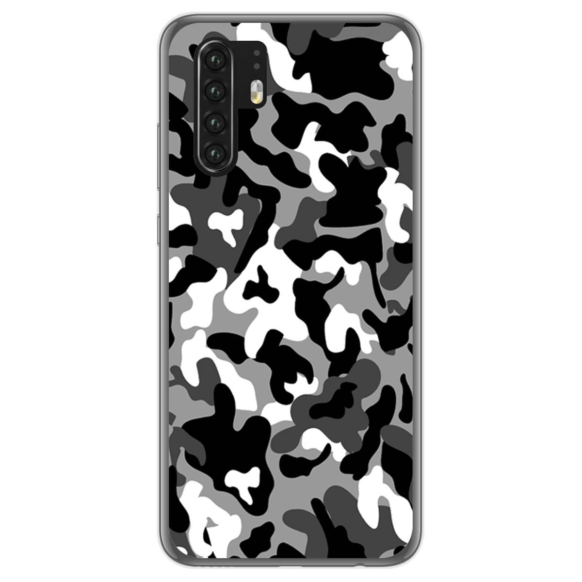 Funda Gel Tpu para Huawei P30 Pro diseño Snow Camuflaje Dibujos