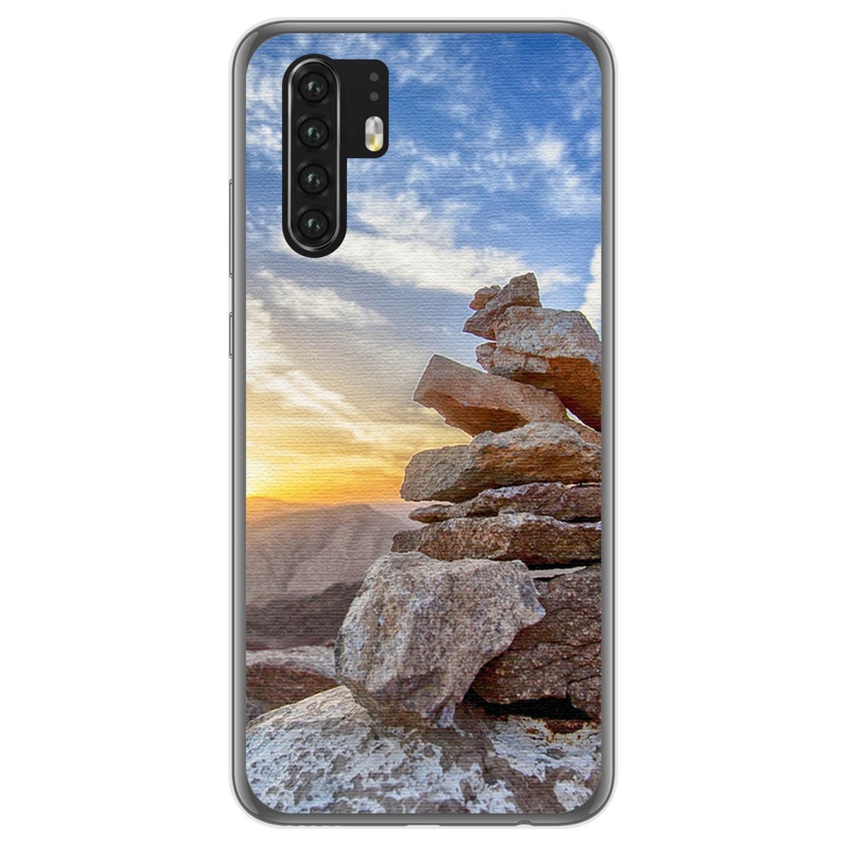 Funda Gel Tpu para Huawei P30 Pro diseño Sunset Dibujos