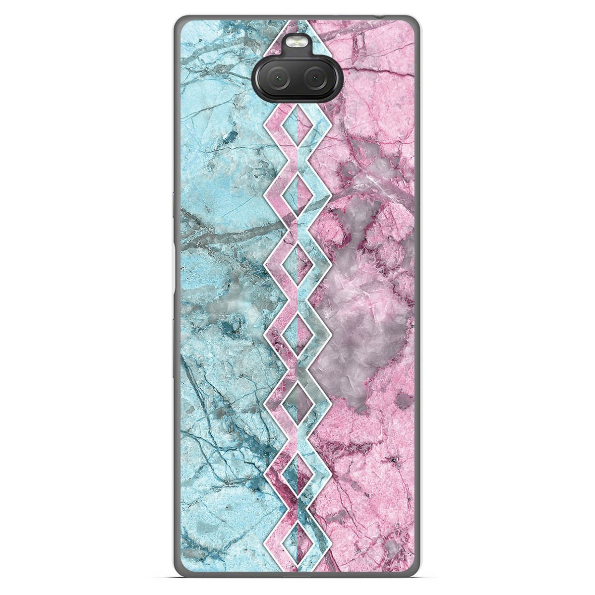 Funda Gel Tpu para Sony Xperia 10 Plus diseño Mármol 08 Dibujos