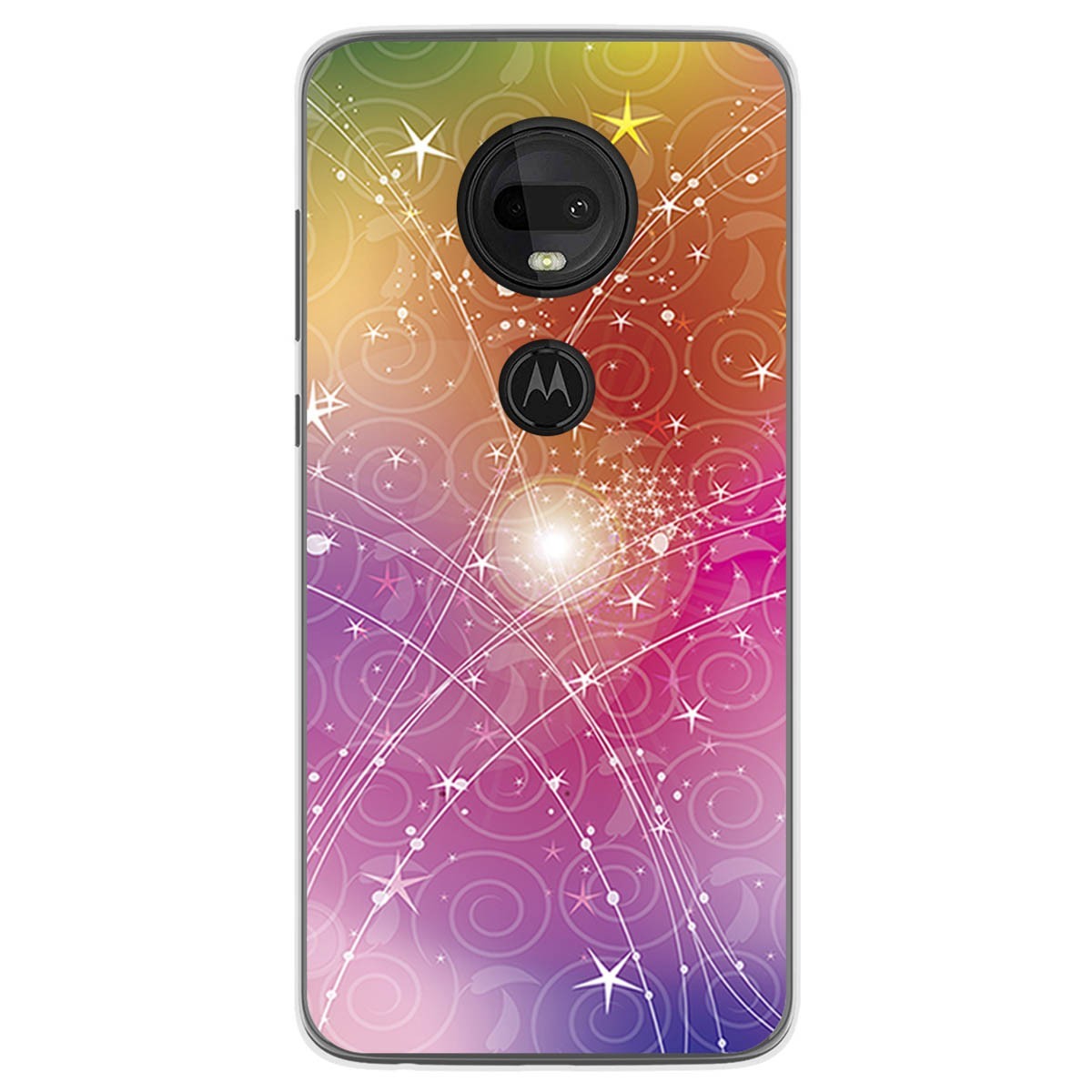 Funda Gel Tpu para Motorola Moto G7 / G7 Plus diseño Abstracto Dibujos