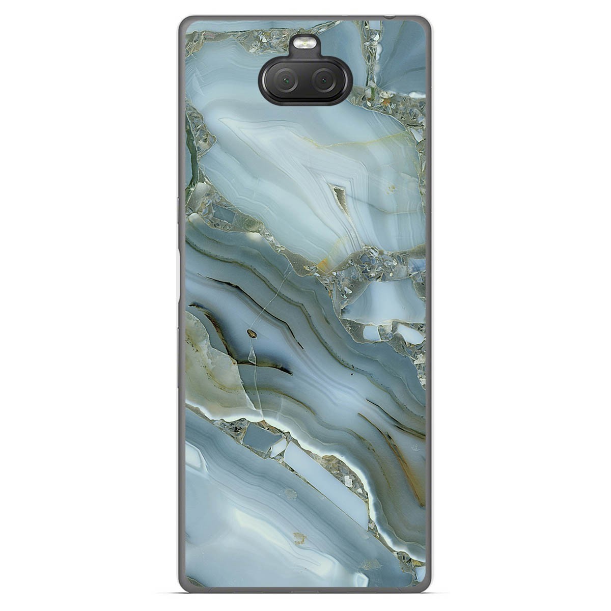 Funda Gel Tpu para Sony Xperia 10 Plus diseño Mármol 09 Dibujos