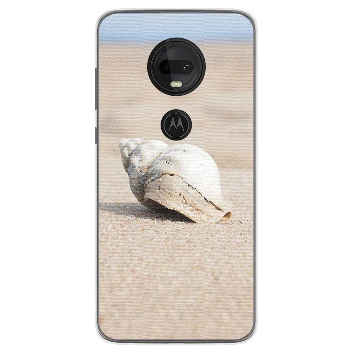 Funda Gel Tpu para Motorola Moto G7 / G7 Plus diseño Concha Dibujos